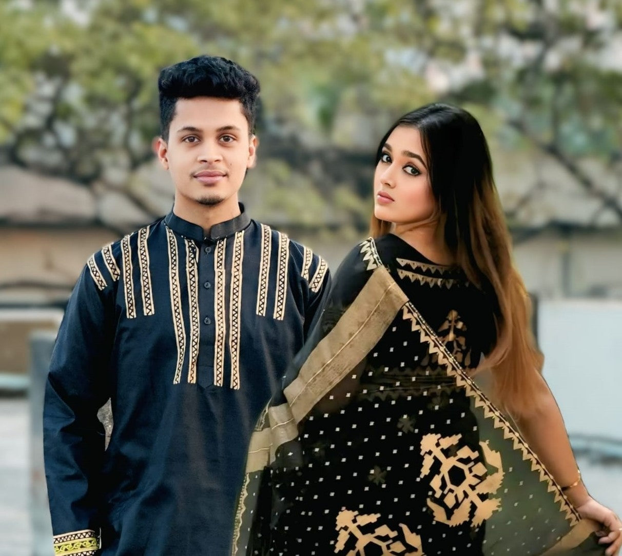 Sharee Panjabi Couple Set