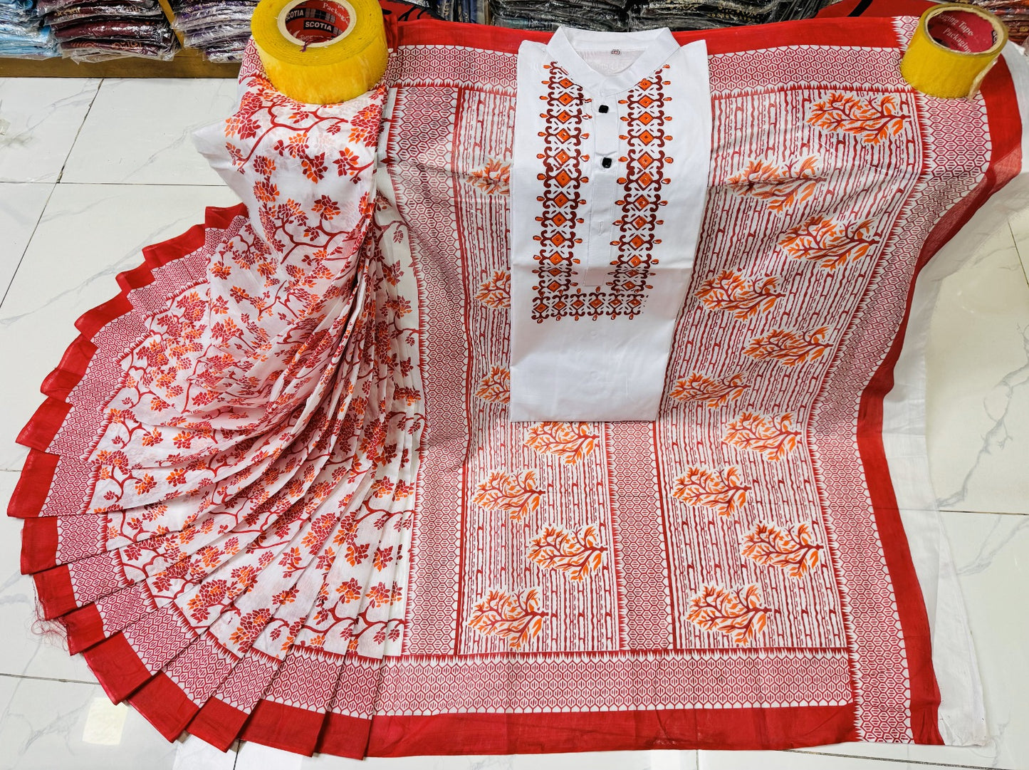 Sharee Panjabi Couple Set