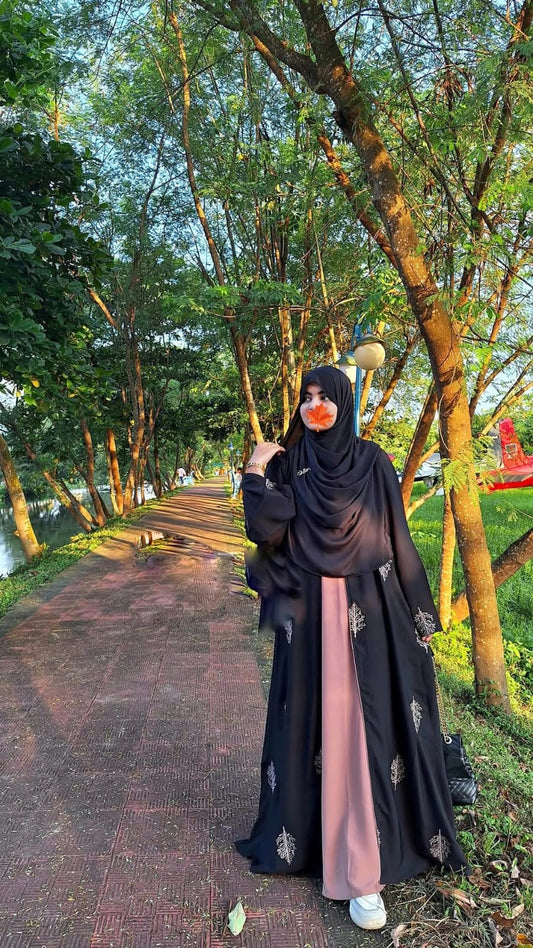 Abaya Elvan Borka – লাক্সারি এমব্রয়ডারি ডিজাইন - CIANARA