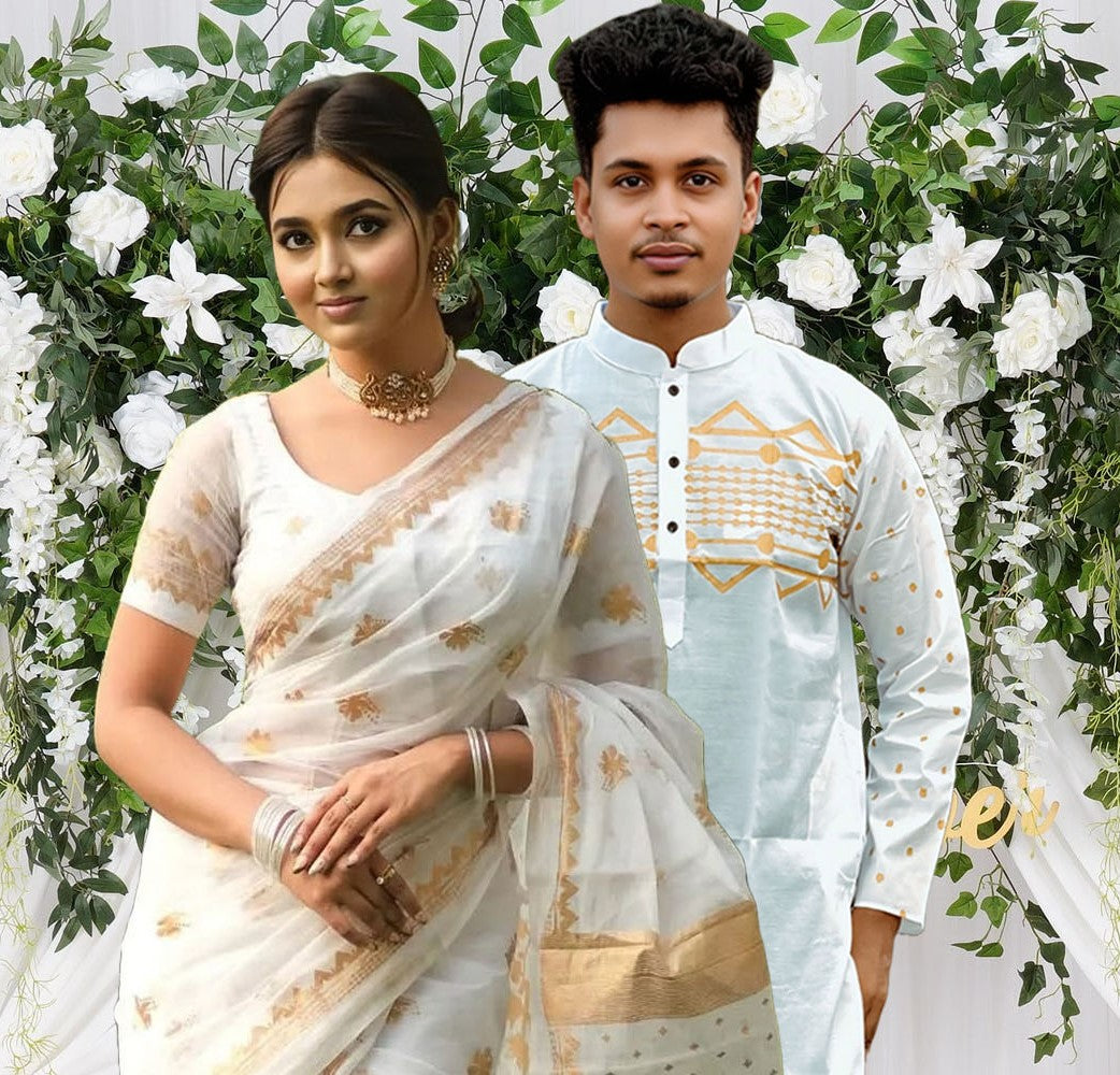 Sharee Panjabi Couple Set