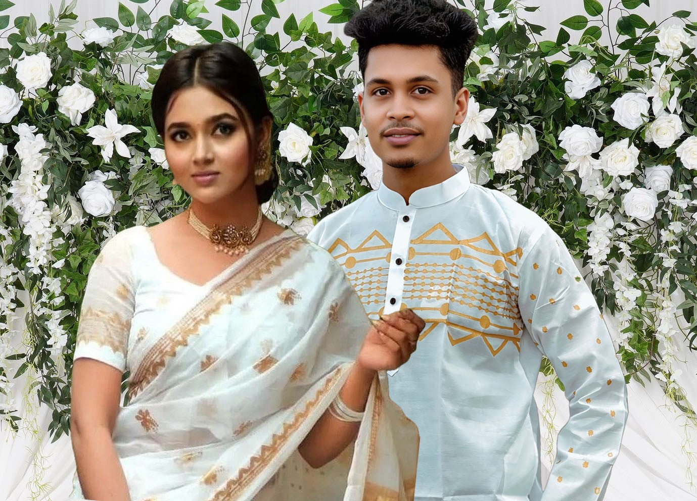 Sharee Panjabi Couple Set