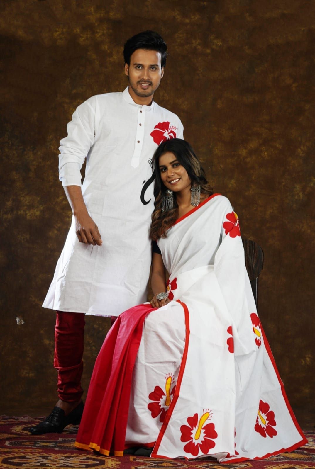 Sharee Panjabi Couple Set