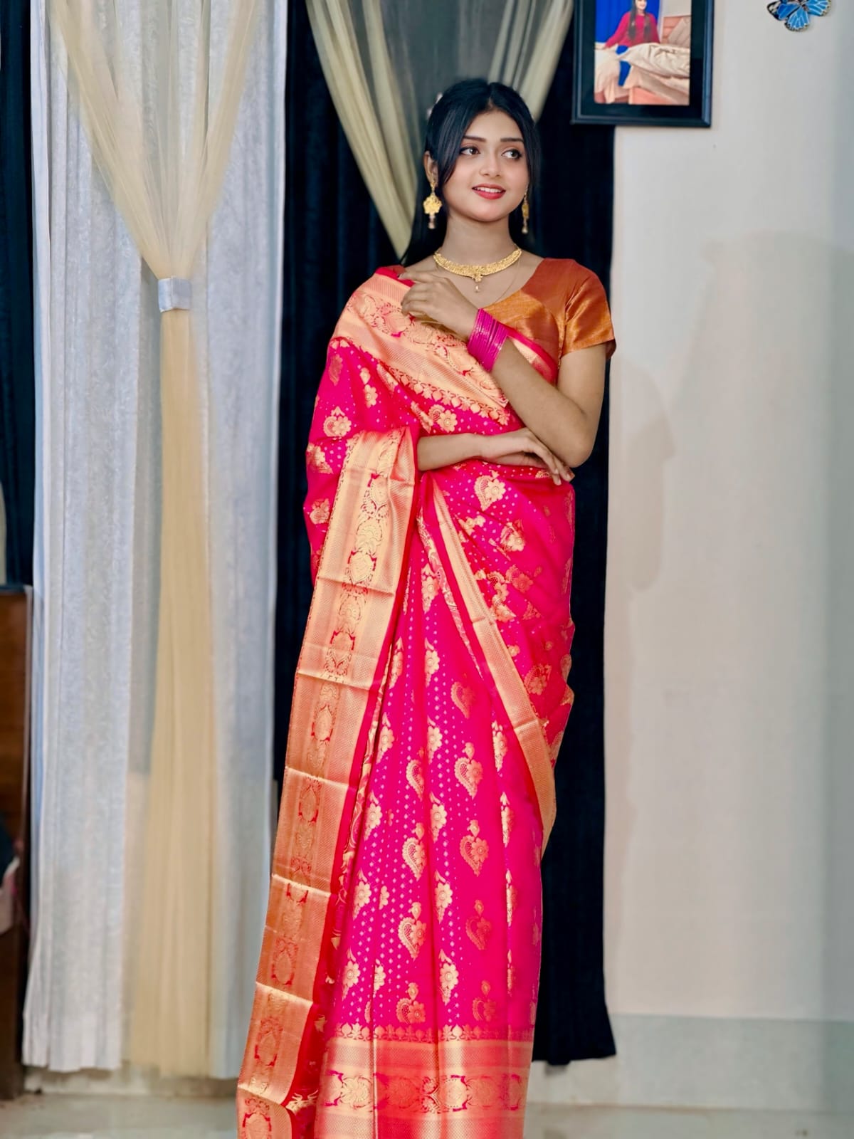 Soft Silk Katan Saree - CIANARA