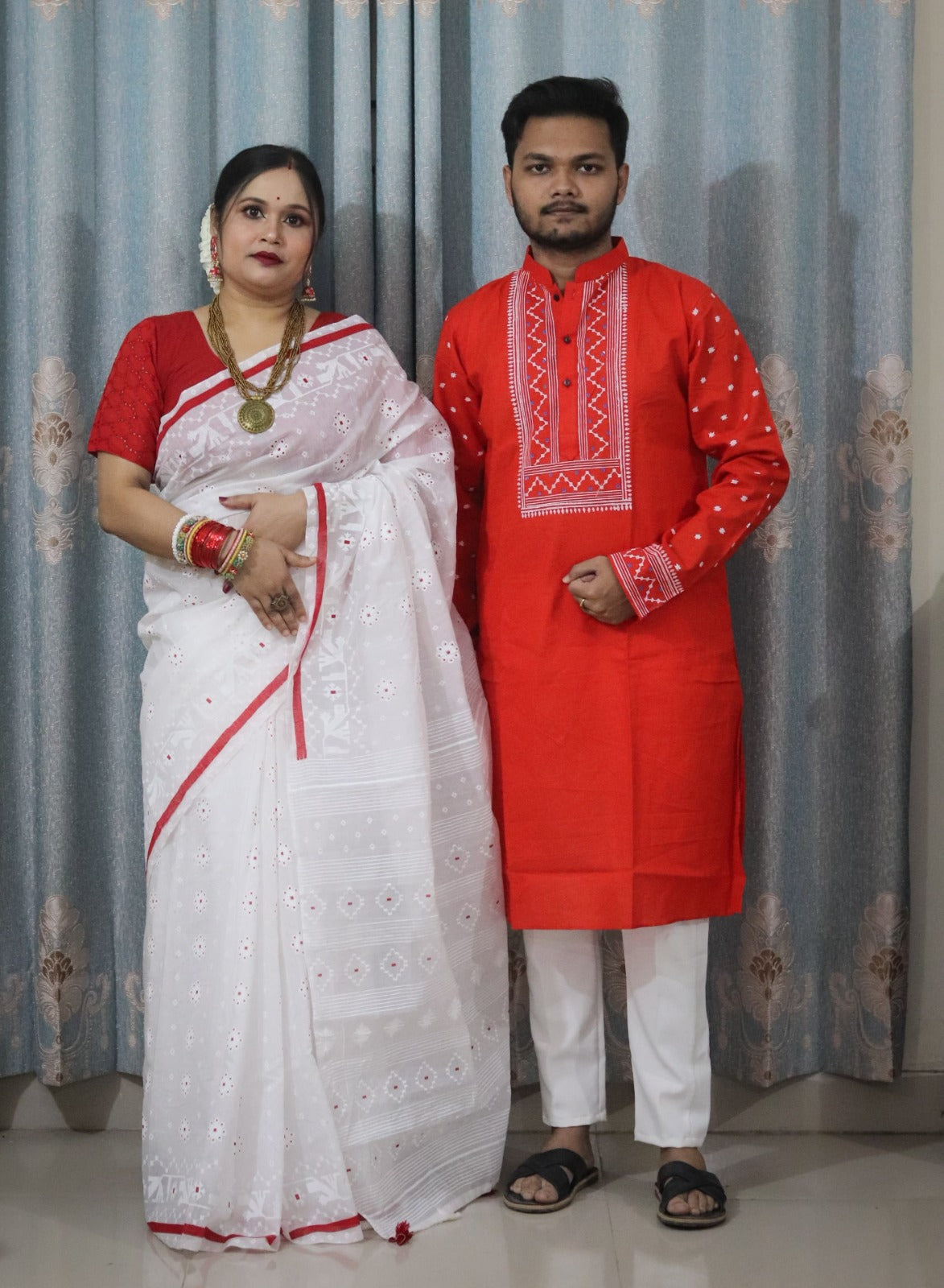 Sharee Panjabi Couple Set
