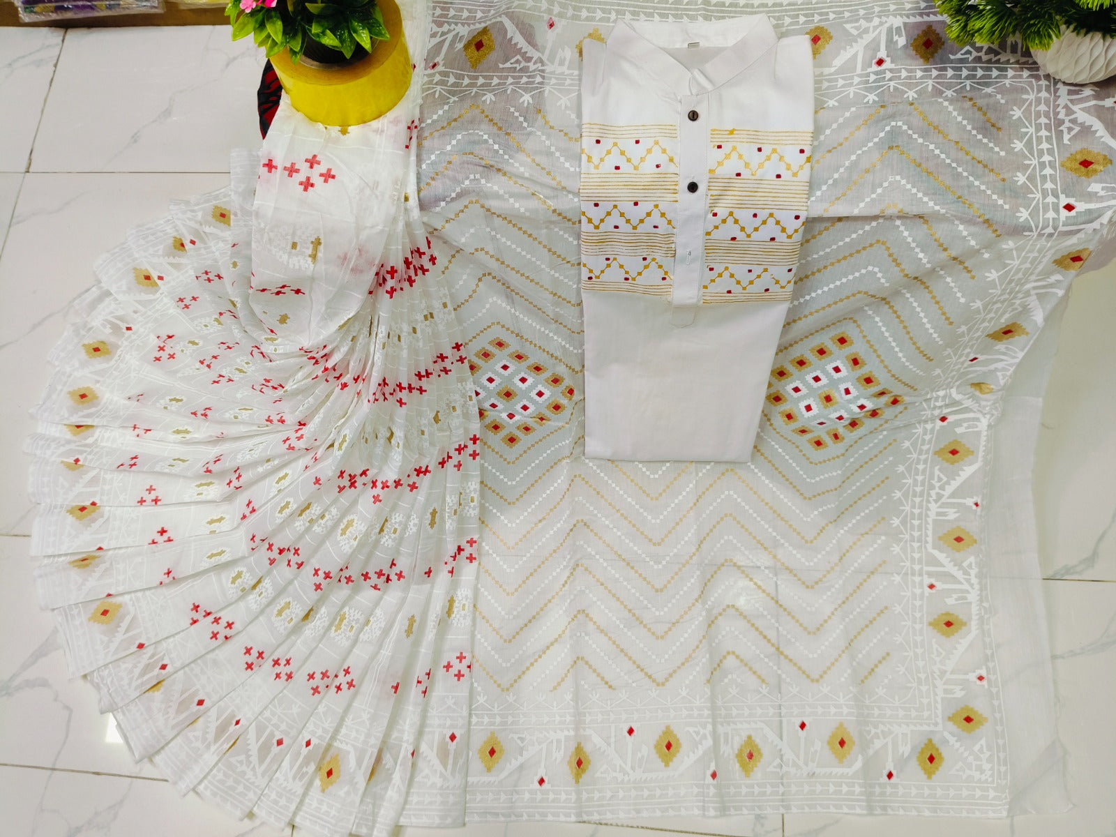 Sharee Panjabi Couple Set