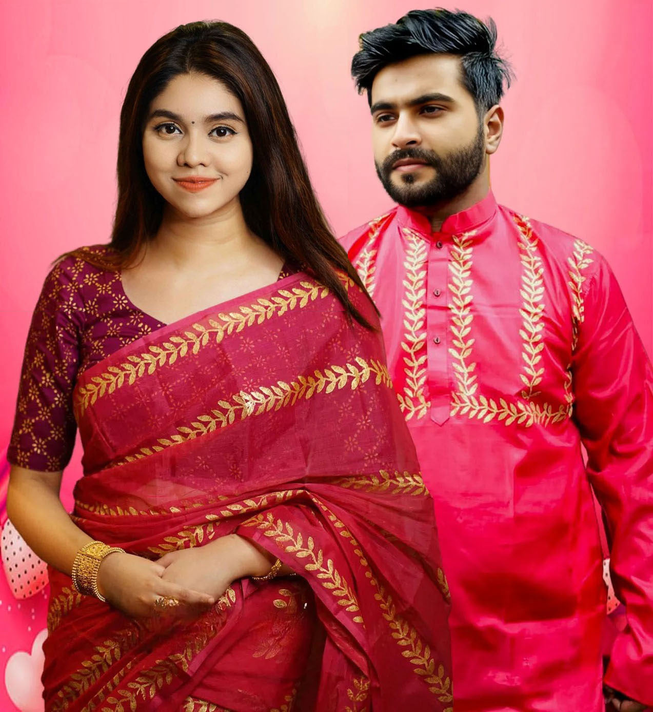 Sharee Panjabi Couple Set
